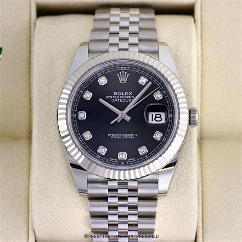 pre owned rolex datejust diamond|pre owned rolex 41mm datejust.